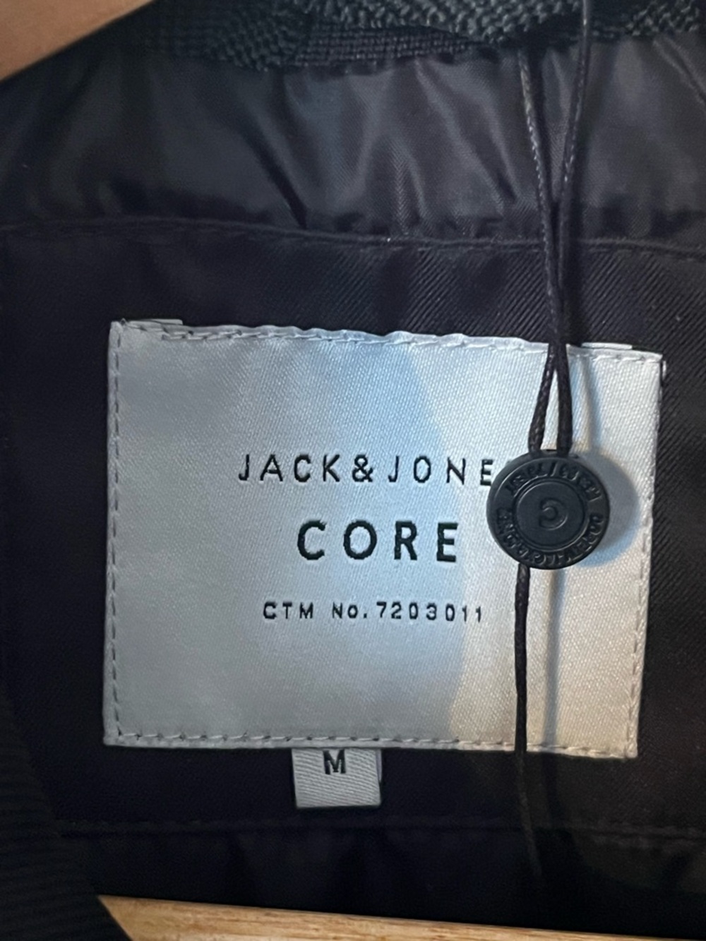 Jack & Jones Utility Jacket Black Water Repellent Windproof Men’s M - Picture 7 of 14